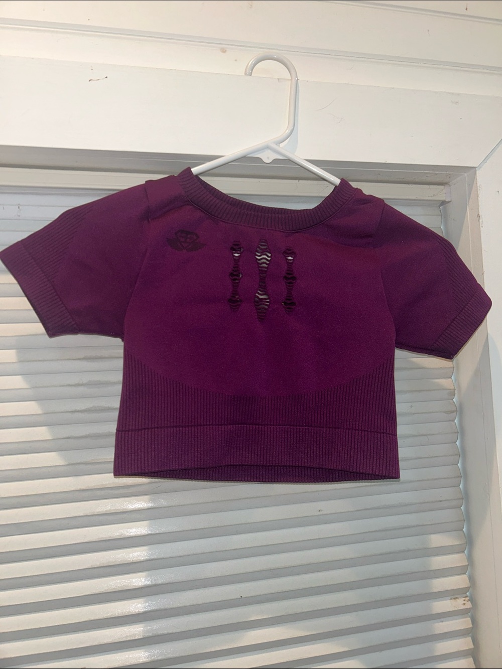 Engineered Life Motus 2.0 Seamless Crop Top | Gaia Purple | Tag S (Fits XS)